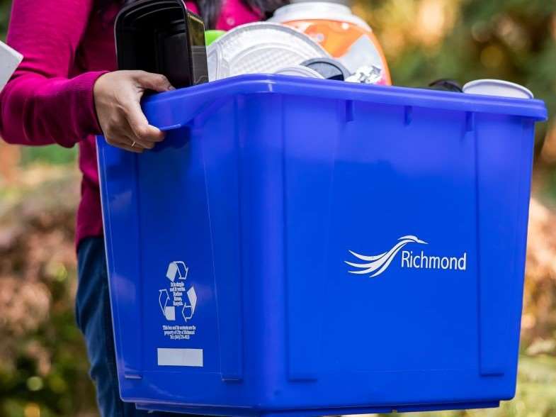richmond blue recycle bin